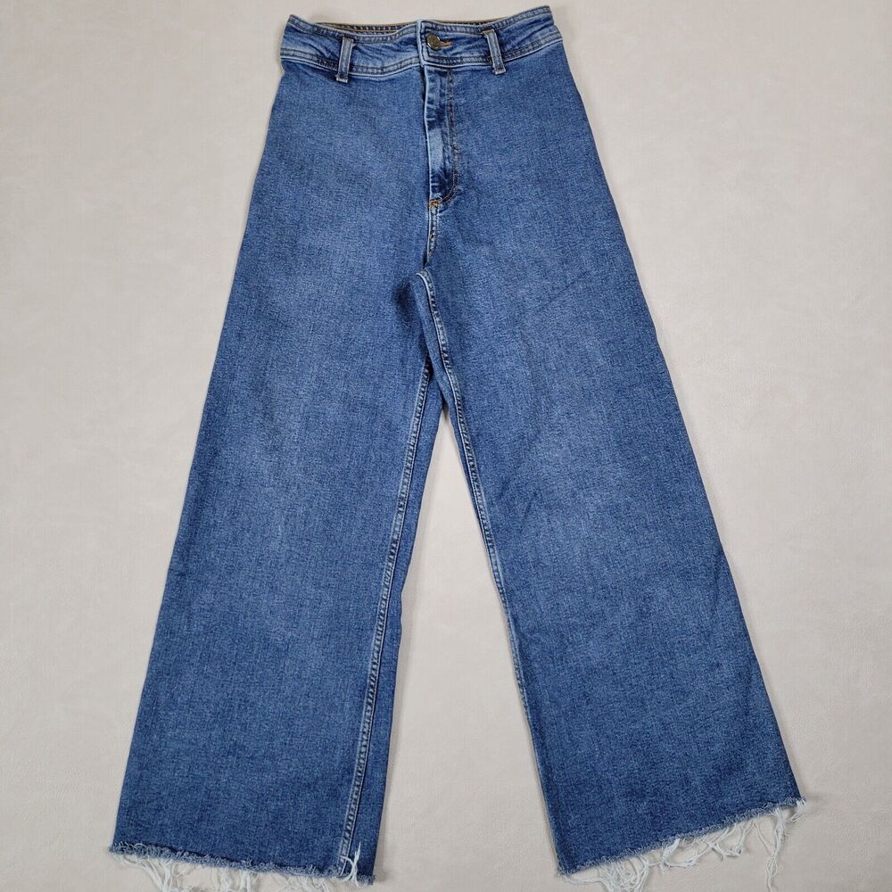 Zara Blue Straight Leg Jeans